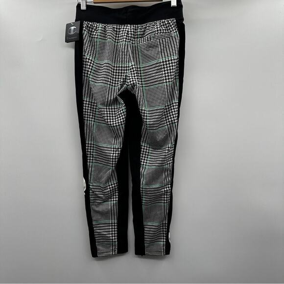 Champion Women's Slim Track Sweatpants Joggers in Black/Exploded Houndstooth XS - Picture 4 of 10